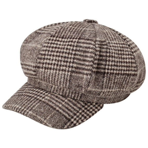 Lroveb Beret Hats for Women Artist Vintage Newsboy Cabbie Peaked Cap Warm Boy Visor Hat Flat Hat