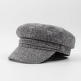thumbnail image 1 of Lroveb Beret Hats for Women Cotton Navy Hat Women's Versatile British Beret, 1 of 3