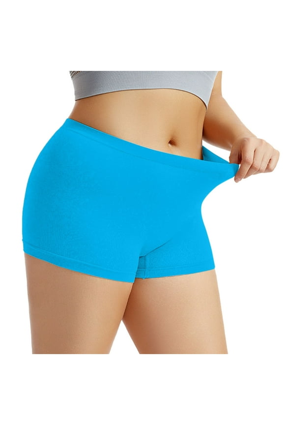 Boxer Briefs for Women Boyshorts Underwear Seamless Full Coverage Soft Stretch Shorts
