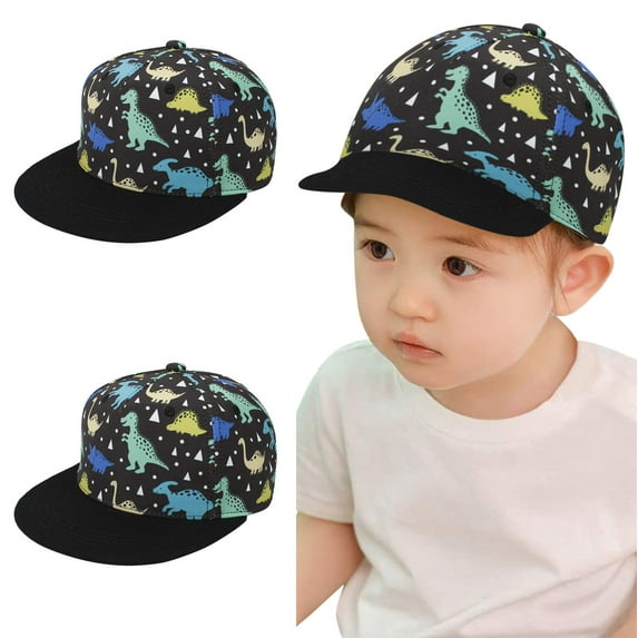 Lroveb Boys Girls Baseball Caps Baby Sunhat Adjustable Trucker Flat Eaves Beret Cap Toddler Summer Hats Visor Hat