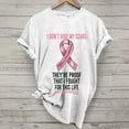 thumbnail image 1 of Lroveb Breast Cancer Awareness Shirts for Women Plus Size I DON'T HIDE MY Women's T Shirt Pink Ribbon Graphic Tees White, 1 of 4