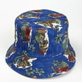 thumbnail image 1 of Lroveb Bucket Hats for Women Unisex Fashion Double Sided Climbing Hat Reversible Coconut Tree Flowers Printed Fisherman Cap Travel Sunhat Packable Outdoor Sun Hat, 1 of 3