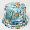 thumbnail image 1 of Lroveb Bucket Hats for Women Unisex Fashion Double Sided Climbing Hat Reversible Coconut Tree Flowers Printed Fisherman Cap Travel Sunhat Packable Outdoor Sun Hat, 1 of 3