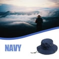 thumbnail image 1 of Lroveb Bucket Hats for Men Wide Boonie Hat Unisex Top Military Beach Solid Outdoor, 1 of 3