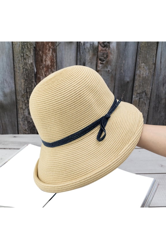 Bucket Hats for Women Cloche Hat Vintage Summer Bowler Sun Church Everything Beach Sunblock Fashion Curly Rimmed Fisherman Hat