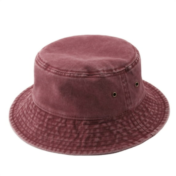 Lroveb Bucket Hats for Women Unisex Hat Men Cotton Denim Packable Summer Travel Beach Sun Hat