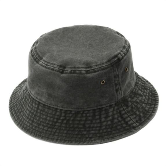 Lroveb Bucket Hats for Women Unisex Hat Men Cotton Denim Packable Summer Travel Beach Sun Hat