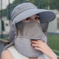 thumbnail image 1 of Lroveb Bucket Hats for Women Unisex Outdoor Sport Fishing Hiking Hat Uv Protection Face Neck Flap Sun Cap Hat, 1 of 3