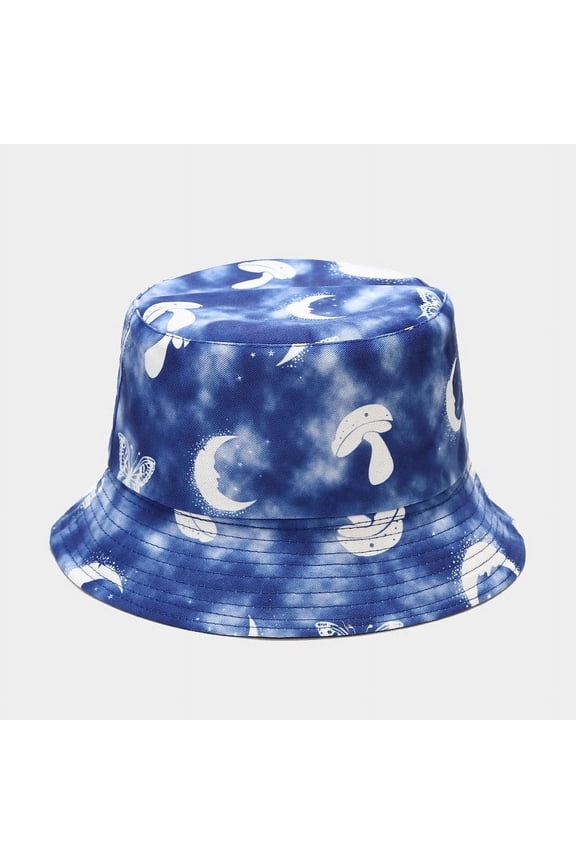 Bucket Hats for Women Washed Packable Summer Beach Sun Mens Womens Tie-Dye Hat