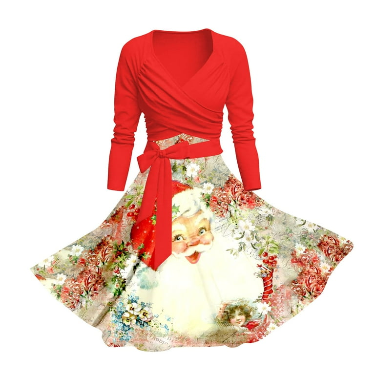 Two piece christmas dresses on sale