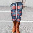 thumbnail image 1 of Lroveb Christmas Leggings for Women Day Fall Winter Artistic Splash Printed Soft Stretchy Pants Yoga Leggings, 1 of 9