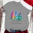 thumbnail image 1 of Lroveb Christmas Shirts for Women Print Round Neck Short Sleeve T Shirt Top Graphic T Shirts, 1 of 5
