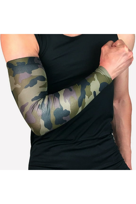 Compression Sleeves for Men and Women 1Pc Arm Breathable Anti-Slip Cuffs Uv Protection Sun Athletic Socks