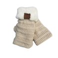 thumbnail image 1 of Lroveb Fuzzy Fingerless Gloves for Women Warm Knit Half Finger Plush Gloves, 1 of 5