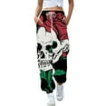 thumbnail image 1 of Lroveb Halloween Sweatpants for Women Bottom Joggers Pants Workout High Waisted Yoga with Pockets Pants, 1 of 5