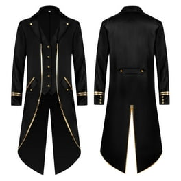 Mens Tailcoat Black Male Adult Costume Halloween Mens Tailcoat Black Male Adult Costume Halloween