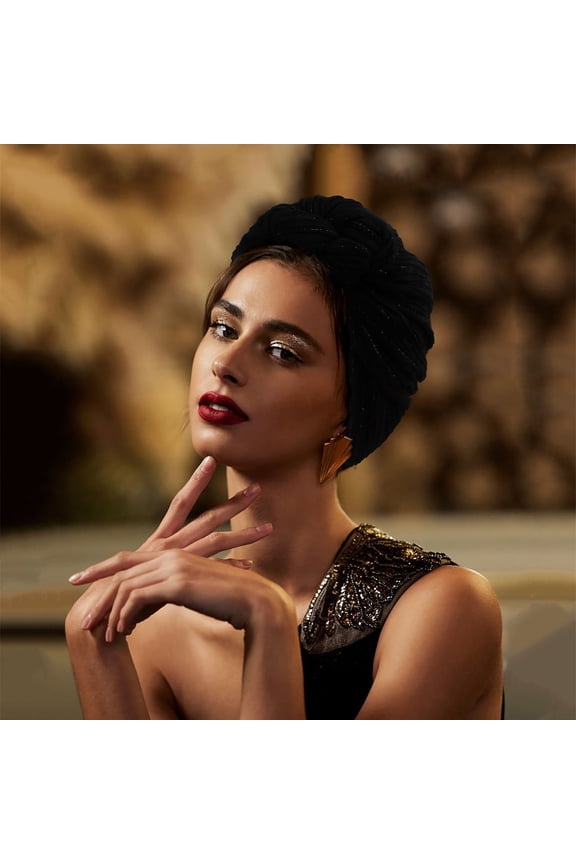 Headbands for Women Muslim Headscarf Cap Cotton Headband African Turban Ladies Caps Headpiece Hair Accessories