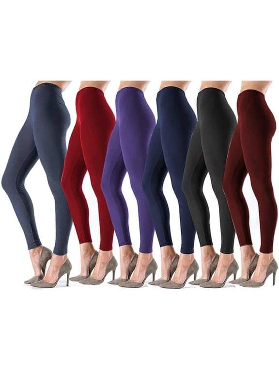 High Waisted Yoga Pants for Women 6 Pack Tummy Control Athletic Workout Yoga Leggings Seamless Stretch Running Sports Pants
