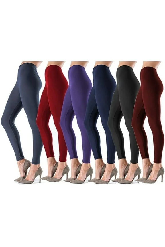 High Waisted Yoga Pants for Women 6 Pack Tummy Control Athletic Workout Yoga Leggings Seamless Stretch Running Sports Pants