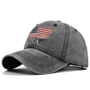 LROVEB Independence Day Baseball Caps Women Men American Flag Graphic Casquette Embroidery Sun Hat Trucker Hip Hop Hat