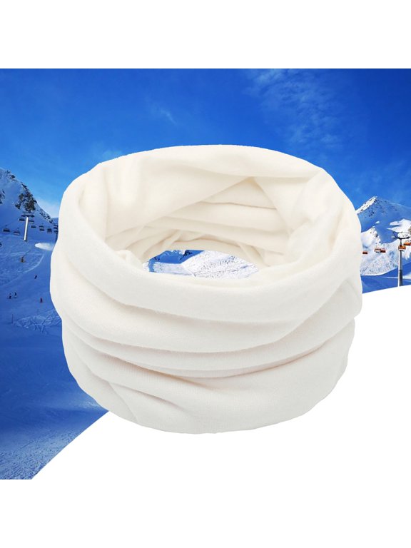 Infinity Scarf for Women Fashion Winter Scarf Children Boy Girl Thickened Wool Collar Scarves Neck Cotton Warmer