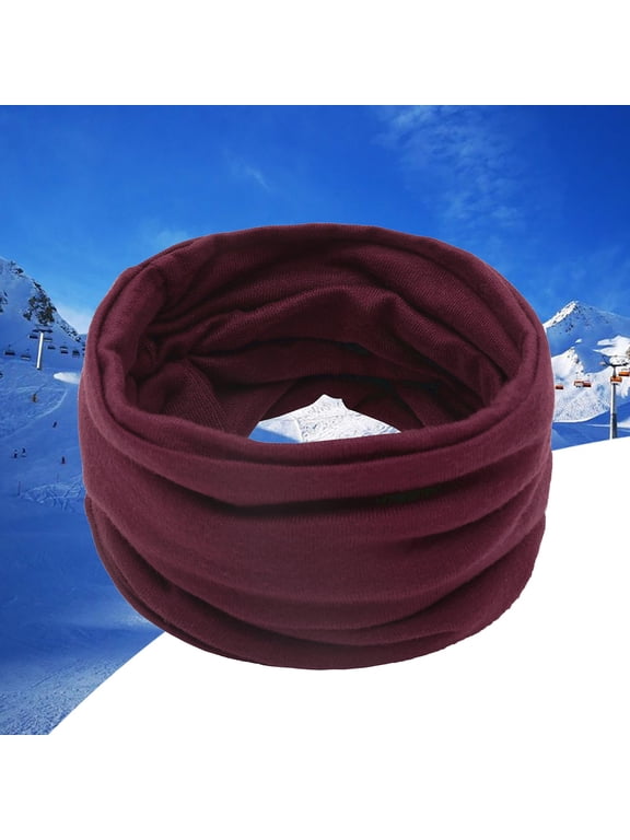 Infinity Scarf for Women Fashion Winter Scarf Children Boy Girl Thickened Wool Collar Scarves Neck Cotton Warmer