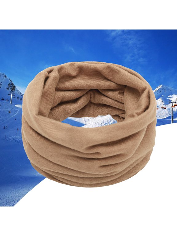 Infinity Scarf for Women Fashion Winter Scarf Children Boy Girl Thickened Wool Collar Scarves Neck Cotton Warmer