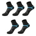 thumbnail image 1 of Lroveb Mens Ankle Athletic Socks Men's Mid Length Socks Sports Basketball Low Cut Anti Slip Sweat Absorbing Breathable Thickened Running 5 Pairs Socks, 1 of 2