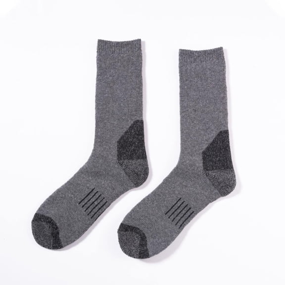 Lroveb Mens Athletic Crew Socks Fuzzy Men's Socks Wicking Sweat Breathable Casual Sports Mid Tube Socks