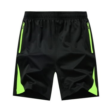 Lroveb Mens Gym Shorts Men's Summer Plus Size Thin Fast-drying Beach Trousers Casual Sports Short Pants Green