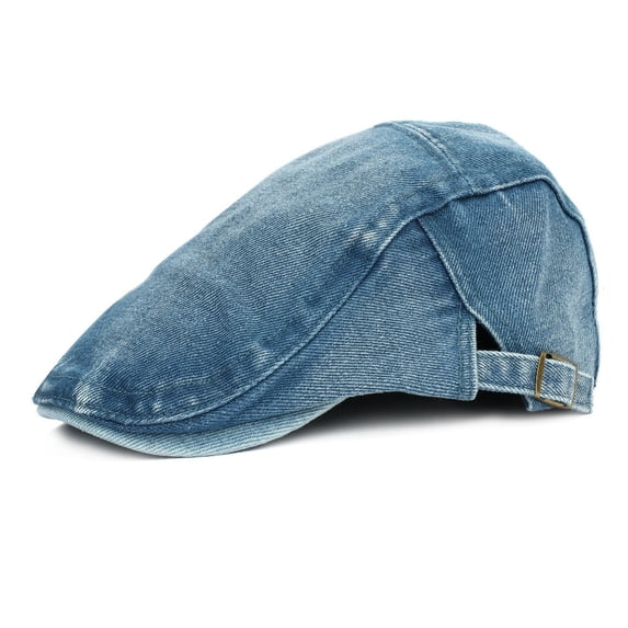 Lroveb Newsboy Hats for Men Women Cowboy Hat Simple Peaked Cap Washed Breathable Forward Cap