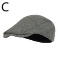 thumbnail image 1 of Lroveb Newsboy Hats for Men Women Soft Plaid Retro Casul Breathable Winter Warm Comfort Beret, 1 of 3