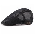 thumbnail image 1 of Lroveb Newsboy Hats for Men and Women Adult Breathable Mesh Summer Hat Beret Ivy Cabbie Adjustable Flat Cap Visor Hat, 1 of 9