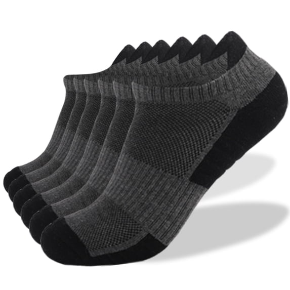 Lroveb No Show Socks for Men Women Athletic Running Socks 6 Pairs Breathable Low Cut Sports with Cushioning Ankle Socks