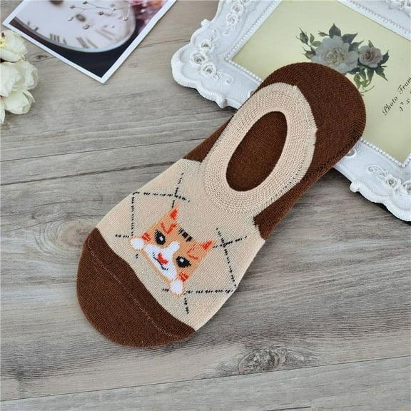 Lroveb No Show Socks for Women 1Pair Comfortable Stripe Cotton Sock Slippers Short Ankle Socks Socks