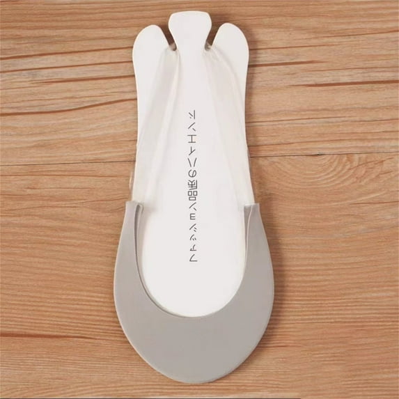 Lroveb No Show Socks for Women Toe Topper Socks Thin Liner Summer Ultra Low Non Slip Hidden Cotton Nylon High Heels Socks