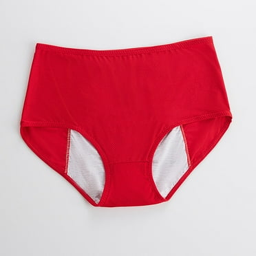 Lroveb Period Underwear for Women New Summer Fashion Leak Proof And Breathable Mid High Waist Plus Size Underpants