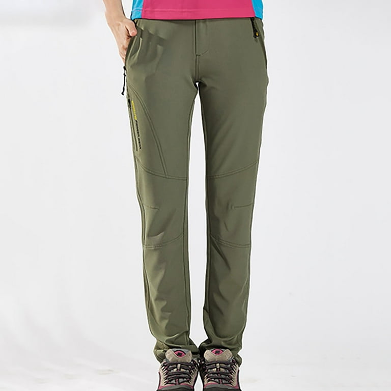 Cargo Pants Plus Size Waterproof Hiking Pants Lenpel Women's Cargo