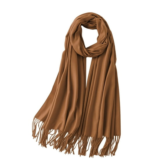Lroveb Scarf for Women A Variety of Solid Color Imitation Scarf Womens Single Thick Warm Bib Shawl Gift Scarves