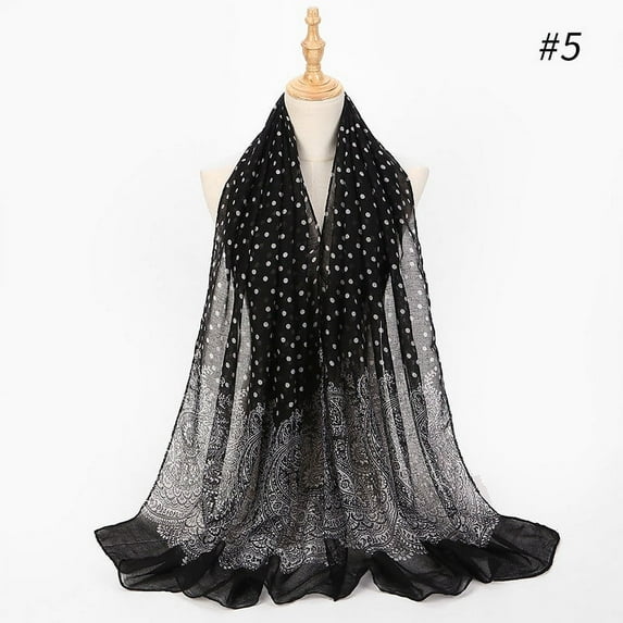 Lroveb Scarf for Women Fashion Jacquard Cotton Parisian Stripe Shawl Soft Beach Towel Scarf Scarves