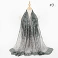 thumbnail image 1 of Lroveb Scarf for Women Fashion Jacquard Cotton Parisian Stripe Shawl Soft Beach Towel Scarf Scarves, 1 of 2
