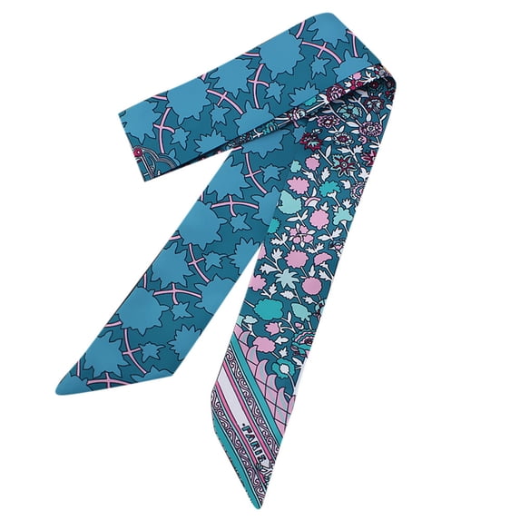 Lroveb Silk Scarf for Women Fashion Ladies Ribbon Bag Hat Headband Tied Handle Small Scarf Scarf