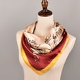 thumbnail image 1 of Lroveb Silk Scarf for Women Headband Scarves Feeling Flower Printed Square Scarf Bandanas Scarves, 1 of 3