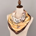 thumbnail image 1 of Lroveb Silk Scarf for Women Headband Scarves Feeling Flower Printed Square Scarf Bandanas Scarves, 1 of 3