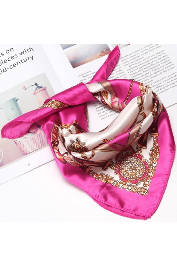 Silk Scarf for Women Scarf Multi-Purpose Bandana Gift Sets– Headband, Wrap, Protective Coverage Scarves