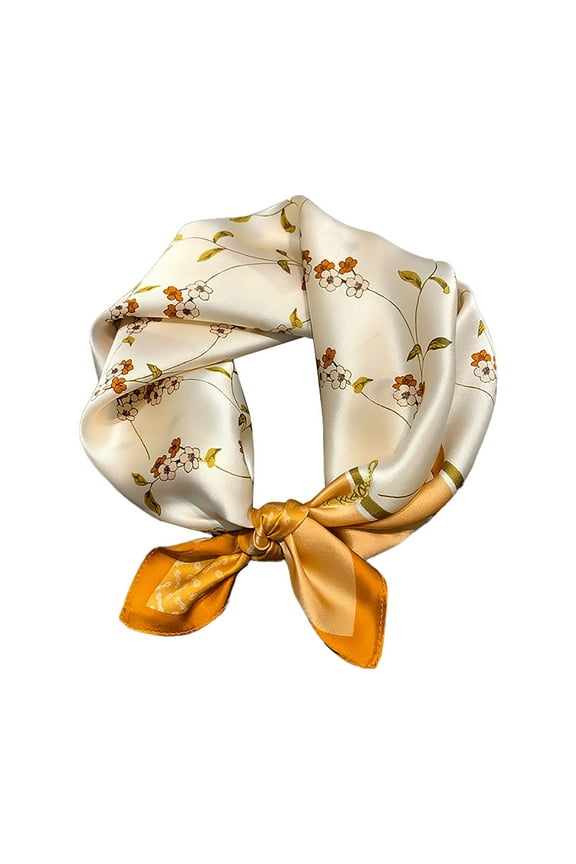 Silk Scarf for Women Scarf Small Square Ladies Spring Summer Thin Fashion Retro Scarves