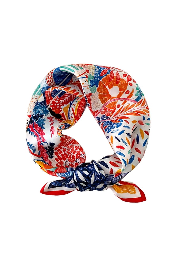 Silk Scarf for Women Scarf Small Square Ladies Spring Summer Thin Fashion Retro Scarves
