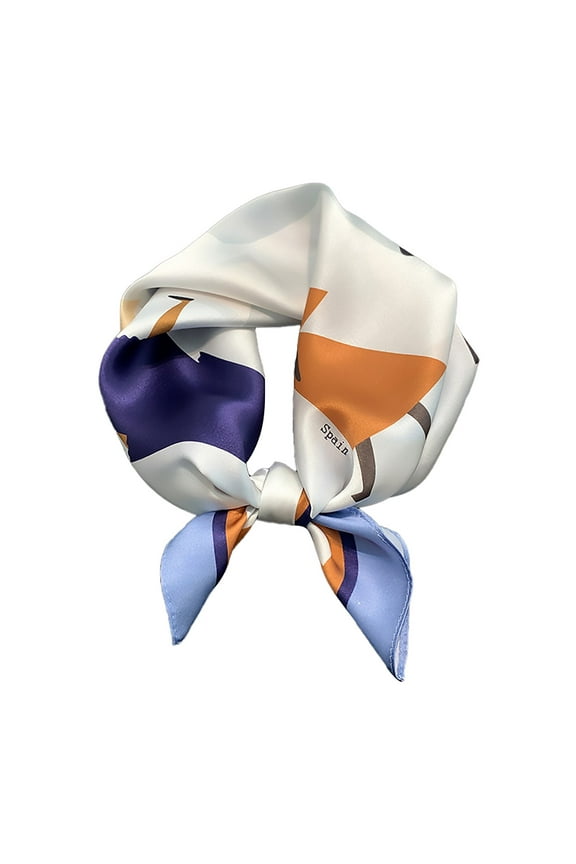Silk Scarf for Women Scarf Small Square Ladies Spring Summer Thin Fashion Retro Scarves