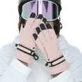 thumbnail image 1 of Lroveb Ski Gloves for Women Winter Waterproof Warm Gloves Outdoor Sports Skiing Riding Cold Proof Touchable Mobile Phone Slip Snow Gloves, 1 of 6