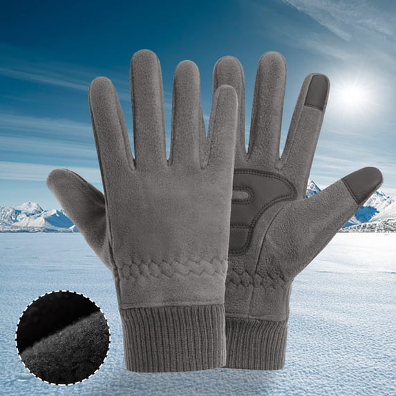 Lroveb Ski Gloves for Women and Men Winter Waterproof Gloves Cycling Skiing Outdoor To Uch Screen Sport Antis Slip Warm Work Heated Snow Gloves